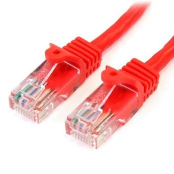 Cable de Red StarTech.com Cat5e RJ-45 1 Metro Rojo 45PAT1MRD
