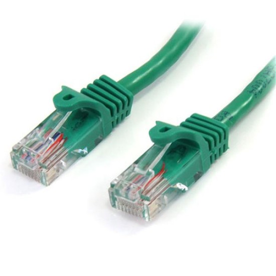 Cable de Red StarTech.com - Cat5e - RJ-45 - 2M - Verde - 45PAT2MGN