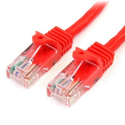 Cable de Red StarTech.com - Cat5e - RJ-45 - 2M - Rojo - 45PAT2MRD