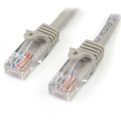 Cable de Red StarTech.com - Cat5e - RJ-45 - 3M - Gris - 45PAT3MGR