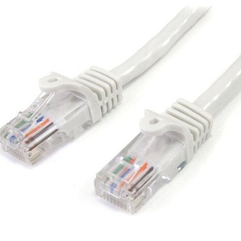 Cable de Red StarTech.com Cat5e 3m Blanco - Modelo 45PAT3MWH