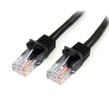 Cable de Red StarTech.com - Cat5e - RJ-45 - 50cm - Negro - 45PAT50CMBK