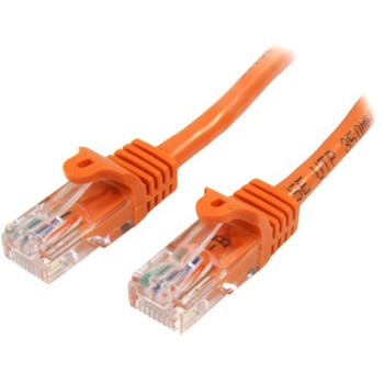 Cable de Red StarTech.com - Cat5e - RJ-45 - 50cm - Naranja - 45PAT50CMOR