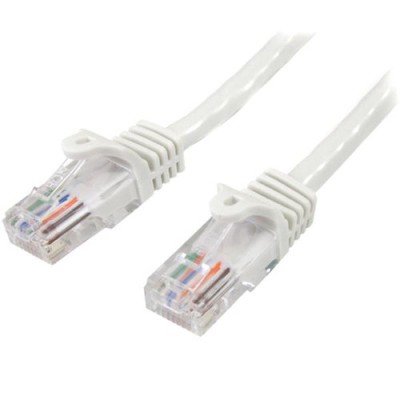 Cable de Red StarTech.com - Cat5e - RJ-45 - 50cm - Blanco - 45PAT50CMWH