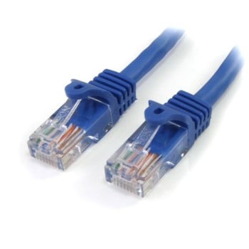 Cable de Red StarTech.com - Cat5e - RJ-45 - 5M - Azul - 45PAT5MBL