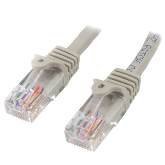 Cable de Red StarTech.com - Cat5e - RJ-45 - 4.5M - Gris - 45PATCH15GR