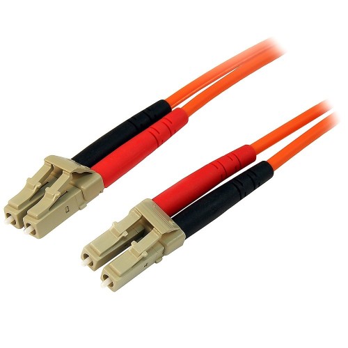 Cable de Fibra Óptica StarTech.com LC Duplex Multimodo 10M OM2 Naranja - 50FIBLCLC10