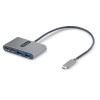 Hub USB StarTech.com - USB-C a 2x USB-A / 2x USB-C - Plata - 5G2A2CPDB-USB-C-HUB Hub USB StarTech.com - USB-C a 2x USB-A / 2x USB-C - Plata - 5G2A2CPDB-USB-C-HUB