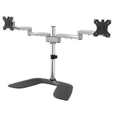 Soporte StarTech.com ARMDUALSS - Hasta 32" - Soporta 8Kg - Para 2 Monitores - Altura Ajustable - ARMDUALSS