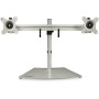 Soporte StarTech.com ARMDUOSS - Para 2 Monitores - Horizontal - Hasta 24" - Para Escritorio - Plata - ARMDUOSS