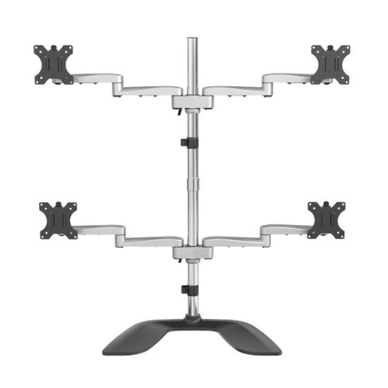 Soporte de Escritorio StarTech.com ARMQUADSS - 32" - Soporta 8 Kg - Para 4 Monitores - Articulado - ARMQUADSS