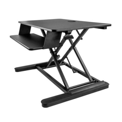 Estación Trabajo StarTech.com ARMSTSLG - Capacidad 2 Monitores - soporta 12 Kg - Negro - ARMSTSLG