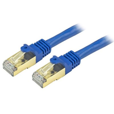 Cable de Red StarTech.com Ethernet - Cat6a - Blindado - 4.5m - Azul - C6ASPAT15BL