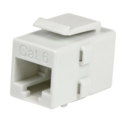 Cople StarTech.com - RJ-45 - Hembra - Blanco - C6KEYCOUPLWH