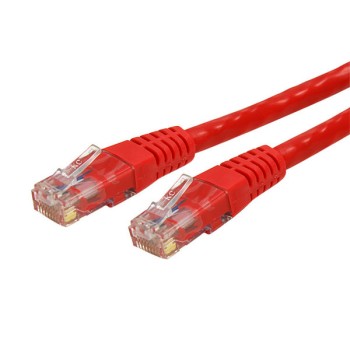 Cable de Red StarTech.com - Cat6 - RJ-45 - 30.5M - Rojo - C6PATCH100RD