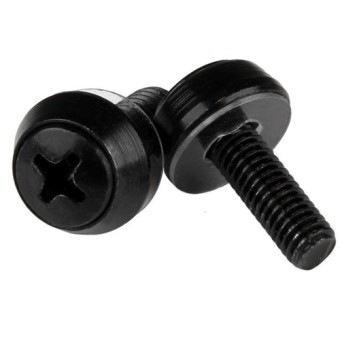 Kit de 50 Tornillos M5 StarTech.com Cabeza Domo Negro - CABSCREWSB