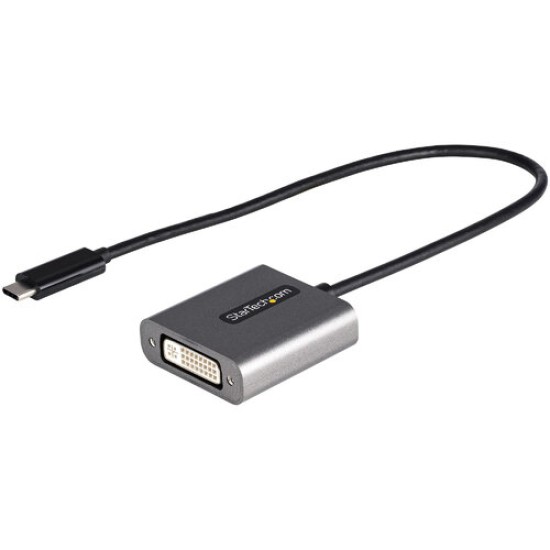 Adaptador de Video StarTech.com CDP2DVIEC - USB C a DVI - 1920x 1200 - Cable 30cm - CDP2DVIEC