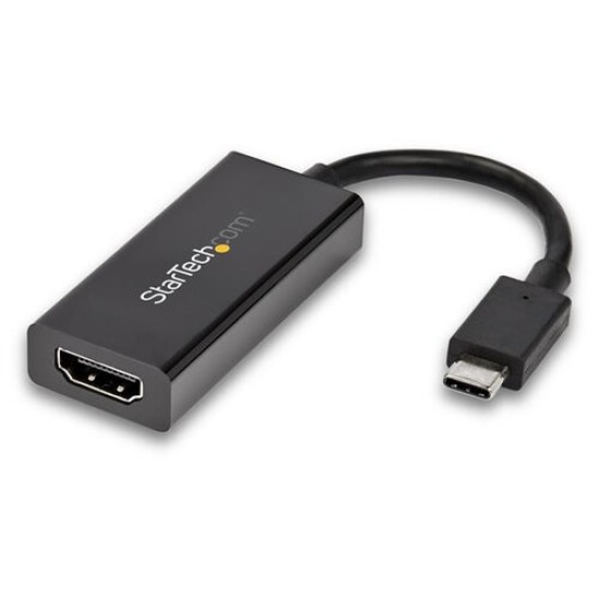 Adaptador StarTech.com USB-C a HDMI con HDR 4k 60hz - Negro - CDP2HD4K60H