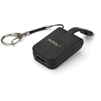 Adaptador Portátil StarTech.com - USB-C a HDMI - Macho/Hembra - 4K - 30Hz - Llavero - CDP2HDFC