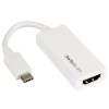 Adaptador de Video StarTech.com CDP2HDW - USB-C a HDMI - 4k - 30Hz - Blanco - CDP2HDW Adaptador de Video StarTech.com CDP2HDW - USB-C a HDMI - 4k - 30Hz - Blanco - CDP2HDW