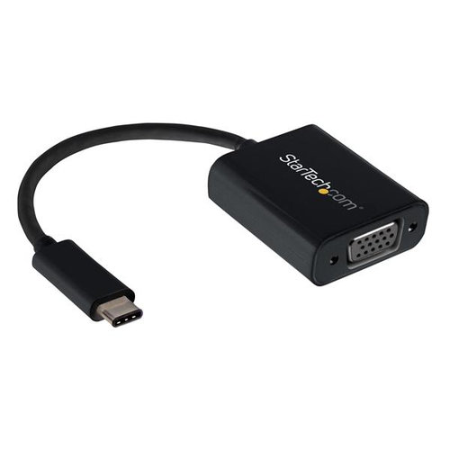 Adaptador USB-C a VGA StarTech.com - Resolución 1920x1200 - Modelo CDP2VGA Adaptador USB-C a VGA StarTech.com - Resolución 1920x1200 - Modelo CDP2VGA