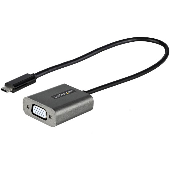 Adaptador StarTech.com - USB C a VGA - 1080p - Cable de 30cm - CDP2VGAEC