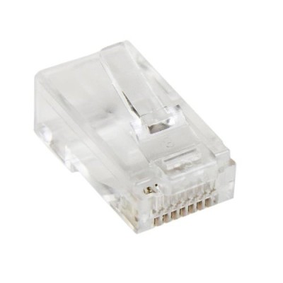 Plug StarTech.com - Cat5e - RJ-45 - Transparente - 50 Piezas - CRJ4550PK