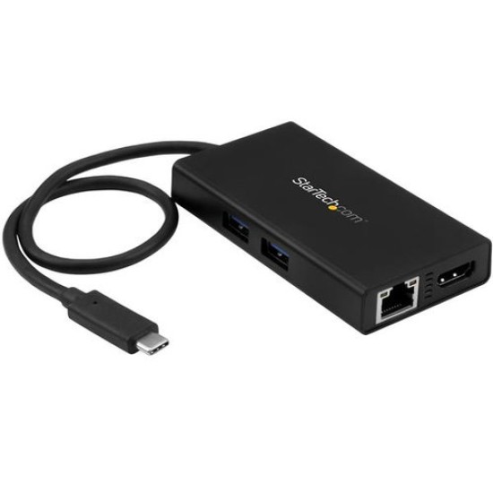 Docking Station Portátil StarTech.com USB-C a HDMI - USB-A - DKT30CHPD