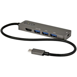 Docking Station StarTech.com USB-C con HDMI 4K y 3 Puertos USB 3.0 - Modelo DKT30CHPD3