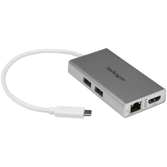 HUB USB StarTech.com - USB-C a HDMI / RJ-45 / 2 USB-A - DKT30CHPDW