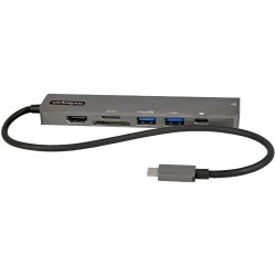 Docking Station StarTech.com USB-C con HDMI 4K, Lector de Tarjetas, Ethernet y 2 USB 3.0 - Modelo DKT30CHSDPD1