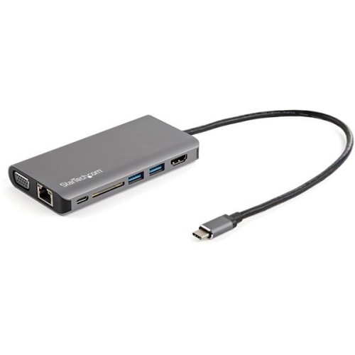 Docking Station StarTech.com USB-C con HDMI, VGA, Ethernet y SD - DKT30CHVAUSP