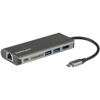 Docking Station StarTech.com DKT30CSDHPD3 - HDMI - USB - SD - Gris - DKT30CSDHPD3