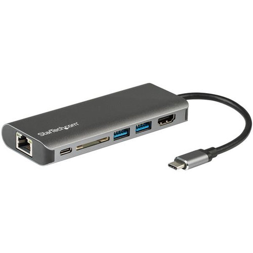 Docking Station StarTech.com USB-C con HDMI, Ethernet y Lector SD - Modelo DKT30CSDHPD3