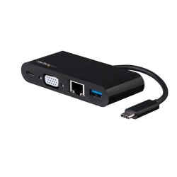 Adaptador USB-C StarTech.com para Docking Station con VGA, Ethernet y Carga 60W - Modelo DKT30CVAGPD