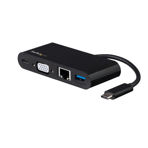 Adaptador USB-C StarTech.com para Docking Station con VGA, Ethernet y Carga 60W - Modelo DKT30CVAGPD
