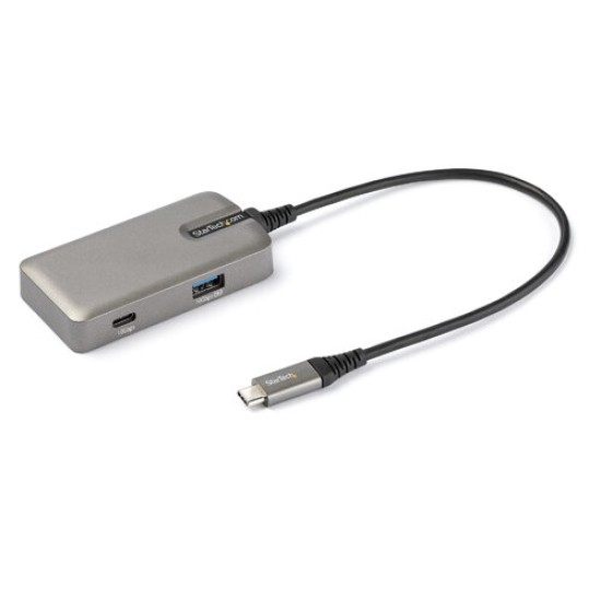Adaptador StarTech.com DKT31CHPD3 - USB-C a HDMI/ USB 3.2/ PD 100W - Cable 25cm - DKT31CHPD3