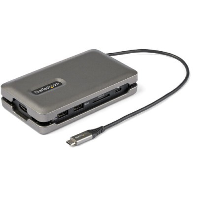 Adaptador StarTech.com DKT31CSDHPD3 - USB-C a HDMI/ 2x USB/ Lector SD/ PD 100W - Cable 25cm - DKT31CSDHPD3