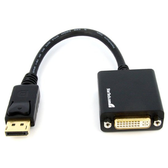 Adaptador de Video StarTech.com - DisplayPort a DVI - 1080p - 15cm - DP2DVI2