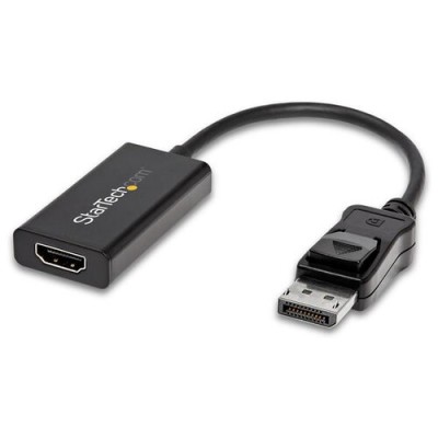 Adaptador de Vídeo StarTech.com DP2HD4K60H - DisplayPort a HDMI - HDR - 4K - Negro - DP2HD4K60H