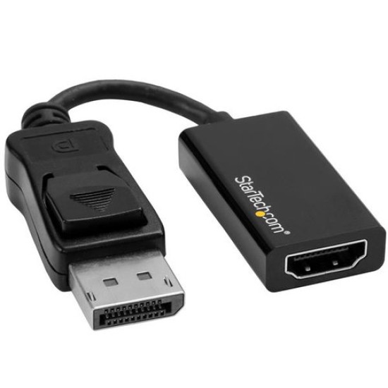 Adaptador de Vídeo StarTech.com - DisplayPort a HDMI - 4K - 60Hz - Negro - DP2HD4K60S