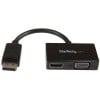 Convertidor de Vídeo StarTech.com - DisplayPort a HDMI/VGA - Negro - DP2HDVGA Convertidor de Vídeo StarTech.com - DisplayPort a HDMI/VGA - Negro - DP2HDVGA