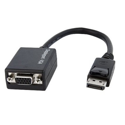 Convertidor StarTech.com DP2VGA2 - DisplayPort Macho a VGA Hembra - Negro - DP2VGA2