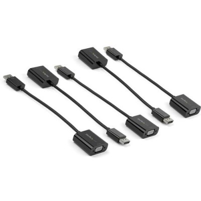 Adaptador DisplayPort StarTech.com DP2VGA3X5 - DisplayPort a VGA - 1920x1200 - Paquete de 5 Unidades - DP2VGA3X5