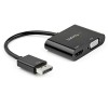 Adaptador StarTech.com - DisplayPort a HDMI/VGA - Macho/Hembra - para Windows/Mac - DP2VGAHD20 Adaptador StarTech.com - DisplayPort a HDMI/VGA - Macho/Hembra - para Windows/Mac - DP2VGAHD20