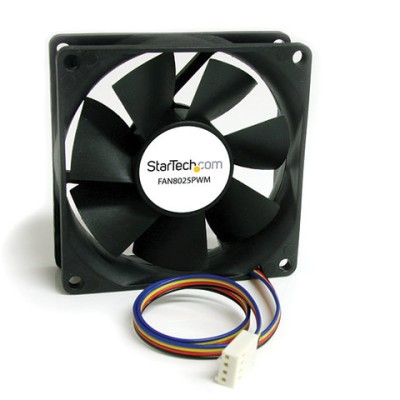 Ventilador StarTech.com - 80 mm - 2500 RPM - 4-Pines - FAN8025PWM