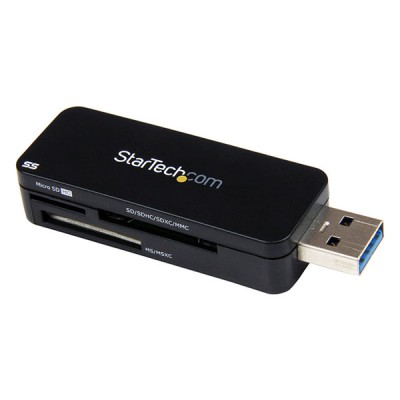 Lector de Tarjetas SD StarTech.com - USB 3.0 - Negro - FCREADMICRO3