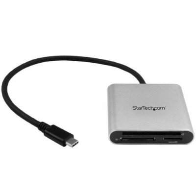 Lector de Tarjetas Flash StarTech.com - USB 3.0 - Gris - FCREADU3C