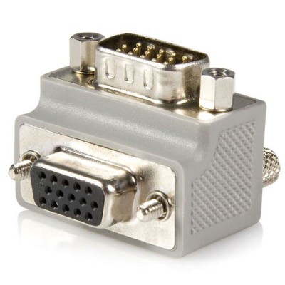 Adaptador StarTech.com - VGA - Acodado a la Derecha - Macho a Hembra - GC1515MFRA2