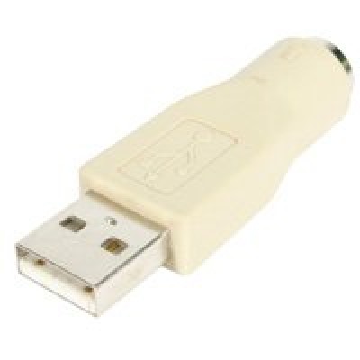 Adaptador Ratón StarTech.com GC46MF - conector PS/2 PS2 MiniDIN a USB - Macho USB - Hembra Mini-DIN - GC46MF